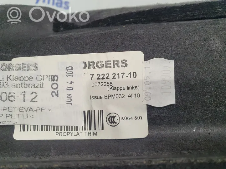 BMW X3 F25 Apatinis, bagažinės šono, apdailos skydas 51479207906