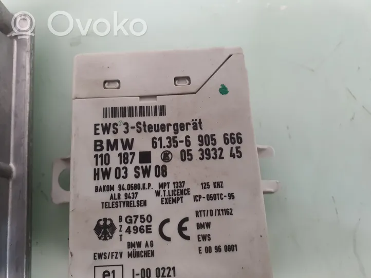 BMW 3 E46 Komputer / Sterownik ECU i komplet kluczy 7791190