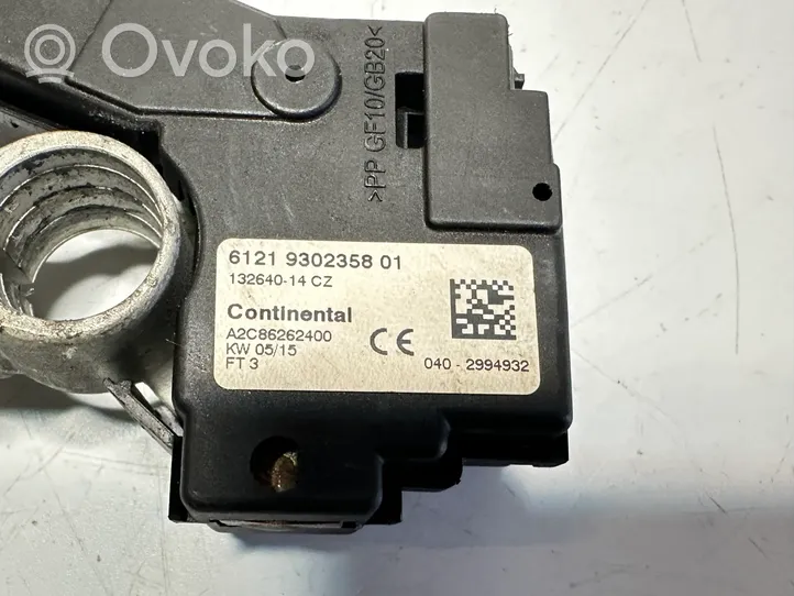 BMW 7 F01 F02 F03 F04 Câble négatif masse batterie 9302358