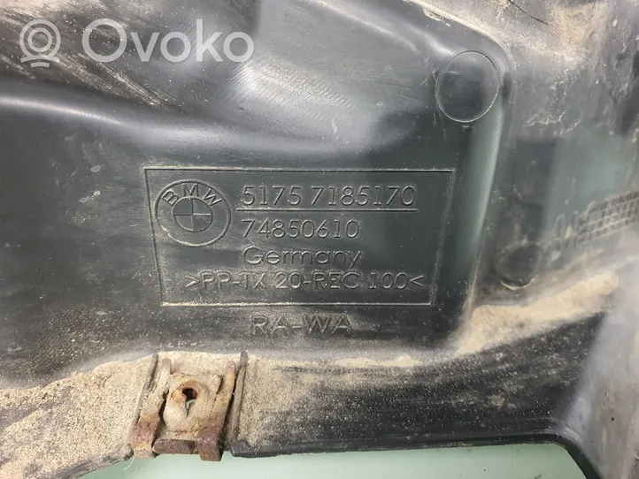 BMW 5 F10 F11 Dzinēja apakšas aizsargs (priekšdaļā) 7185170