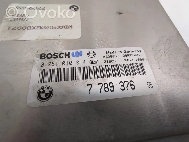 BMW 5 E39 Kit calculateur ECU et verrouillage 7789376