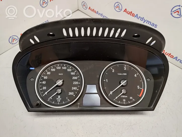 BMW X5 E70 Compteur de vitesse tableau de bord 62109170269