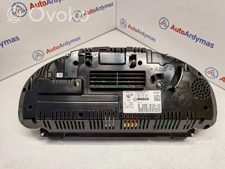 BMW 5 F10 F11 Tachimetro (quadro strumenti) 9328818