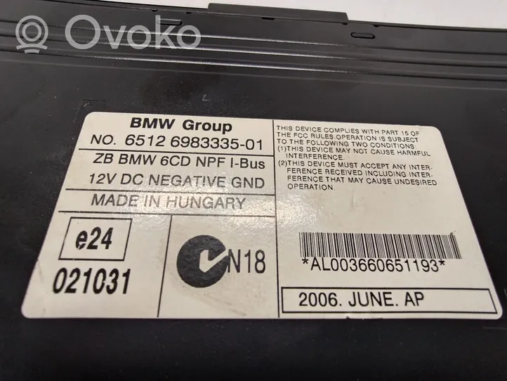 BMW X5 E53 Zmieniarka płyt CD/DVD 65126983335