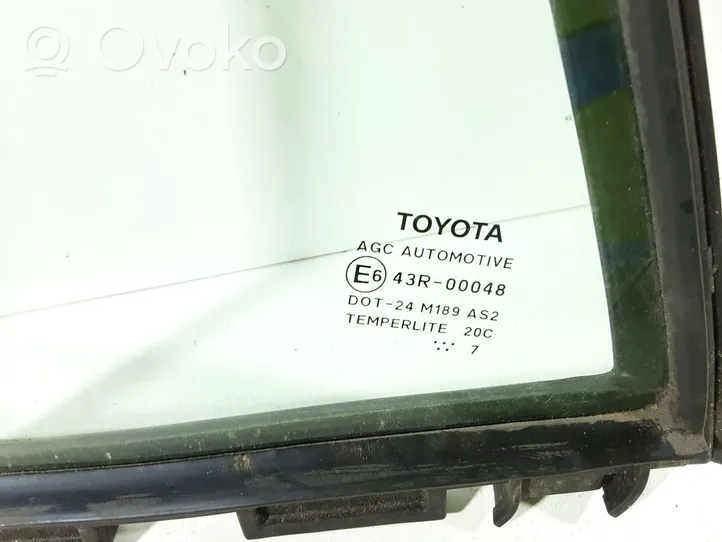 Toyota Auris 150 Vetro del deflettore posteriore 43R00048