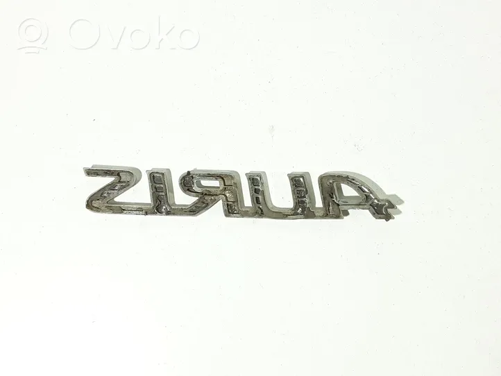 Toyota Auris 150 Emblemat / Znaczek tylny / Litery modelu 02140