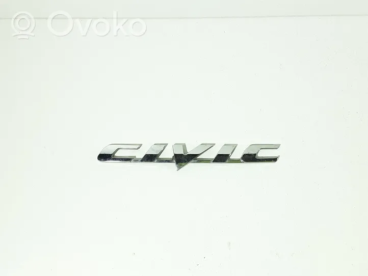 Honda Civic Emblemat / Znaczek tylny / Litery modelu 