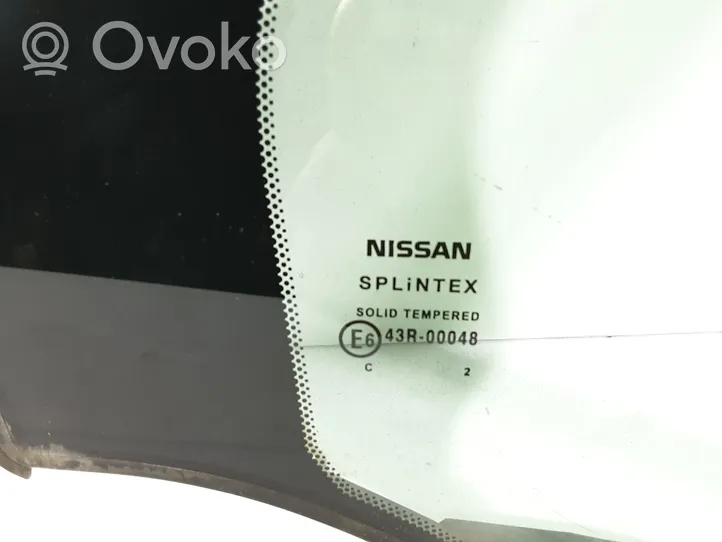 Nissan Primera Rear vent window glass 43R00048