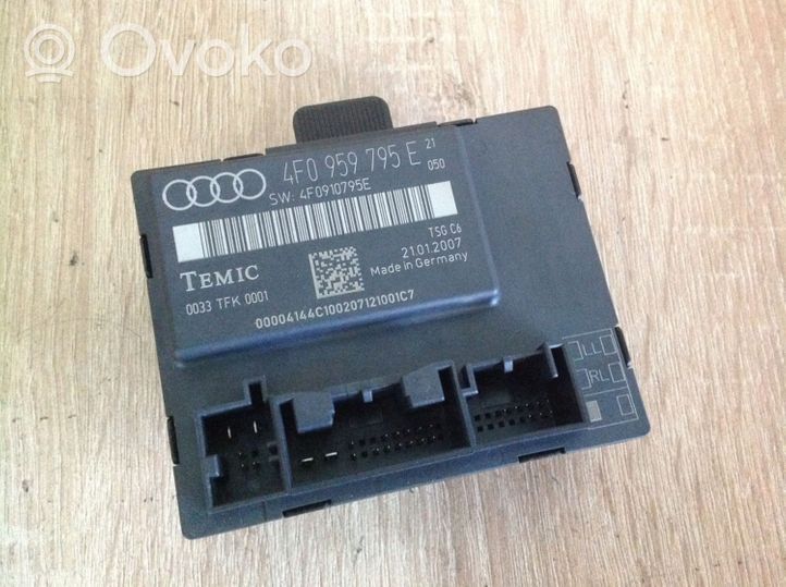 Audi A6 S6 C6 4F Unité de commande module de porte 