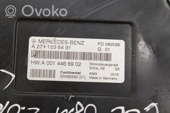 Mercedes-Benz CLC CL203 Moottorin ohjainlaite/moduuli A2710107046