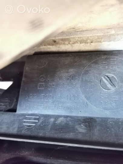 Mercedes-Benz C W203 Support de radiateur sur cadre face avant A2035051430