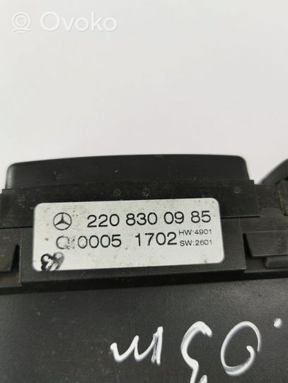 Mercedes-Benz CLC CL203 Interruttore ventola abitacolo A2208300985