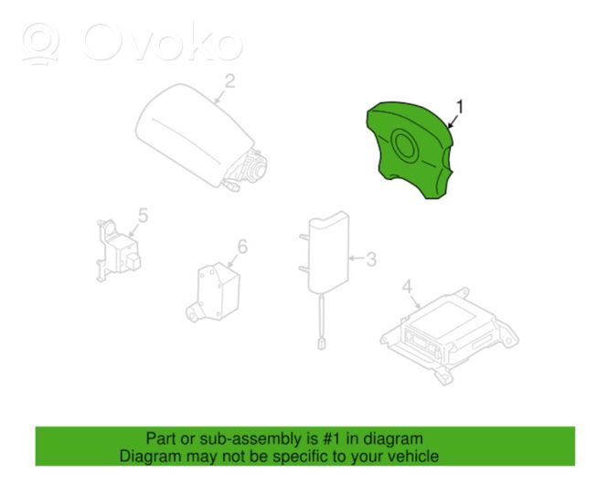 Subaru Forester SG Airbag de volant 98211SA130