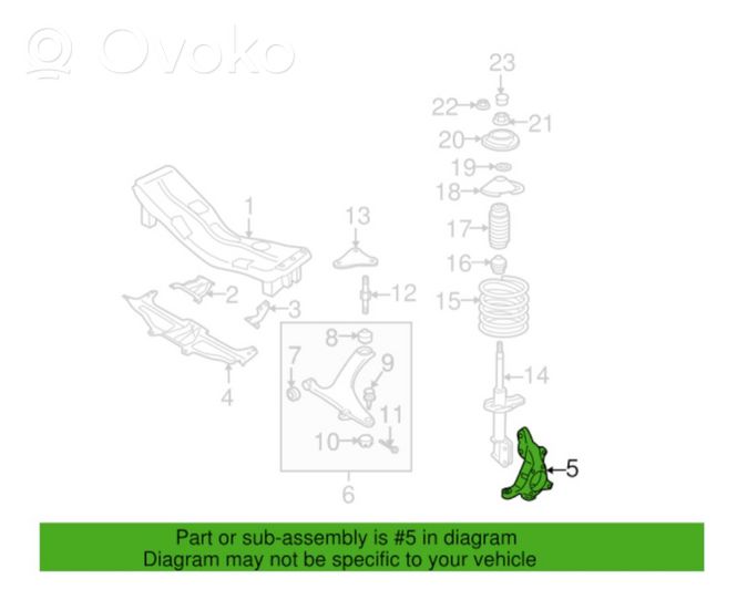 Subaru Legacy Condenseur de climatisation 73523AG01A