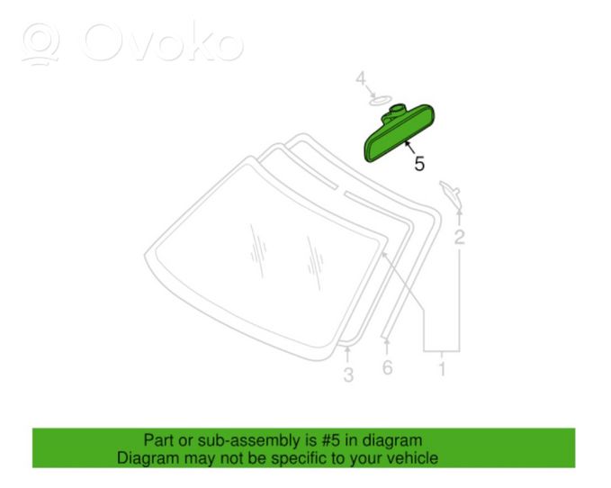 Subaru B9 Tribeca Lusterko wsteczne 92021AG01A