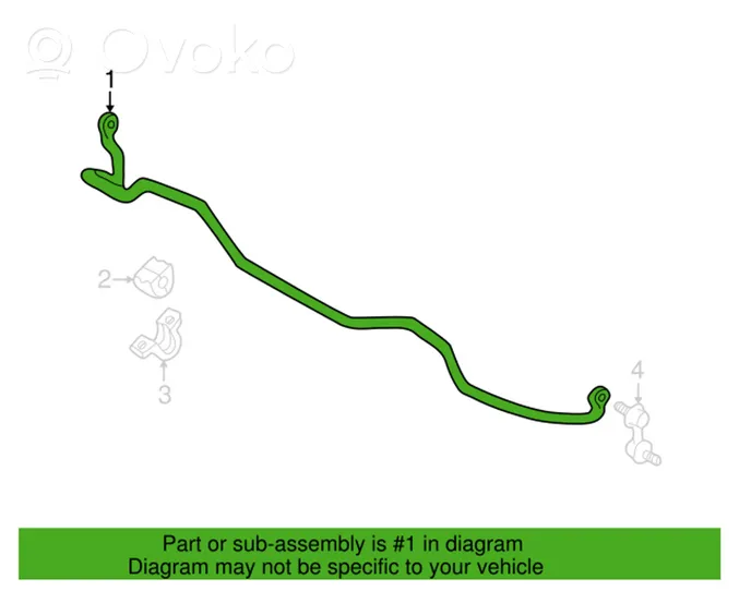 Subaru Forester SG Barre stabilisatrice 20401SA000