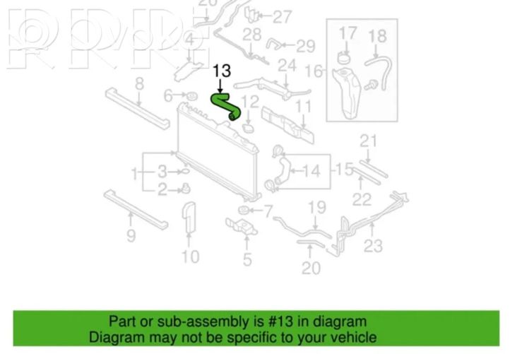 Subaru Outback Variklio aušinimo vamzdelis (-ai)/ žarna (-os) 45161AG000