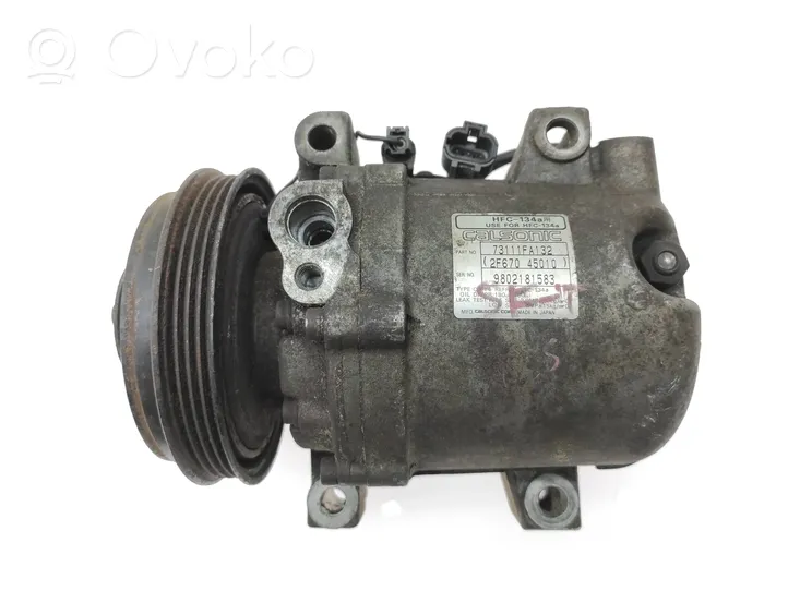 Subaru Forester SF Compressore aria condizionata (A/C) (pompa) 73111FA132