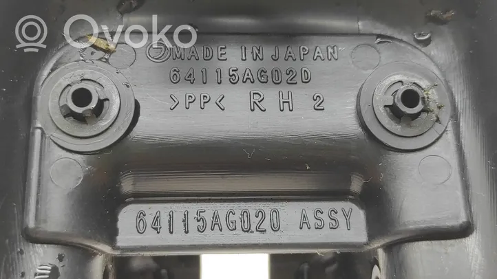 Subaru Outback Slidės apdaila priekinės keleivio sėdynės 64115AG020