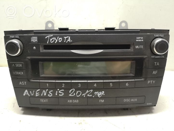 Toyota Avensis T270 Radio/CD/DVD/GPS-pääyksikkö 8612005141