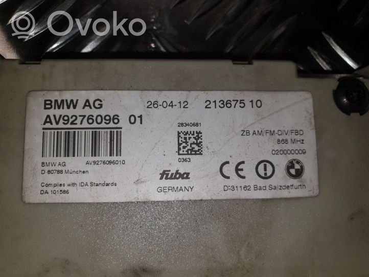 BMW 5 F10 F11 Amplificateur d'antenne 9276096