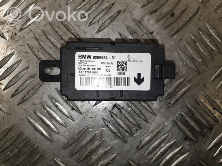 BMW 3 F30 F35 F31 Unidad de control/módulo de alarma 9269634