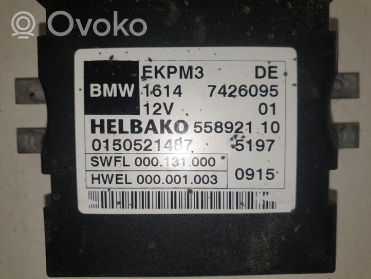 BMW 3 F30 F35 F31 Polttoaineen ruiskutuspumpun ohjainlaite/moduuli 7426095