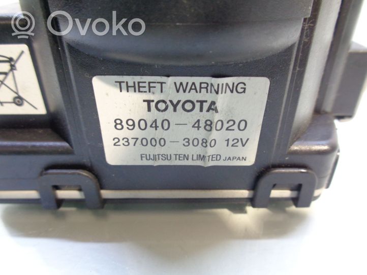 Toyota Prius (XW20) Sirena del sistema de alarma 8904048020