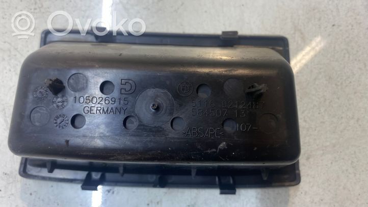 BMW 1 F20 F21 Consolle centrale del vano portaoggetti 9212487