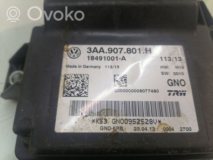 Volkswagen PASSAT B7 Rankinio stabdžio valdymo blokas 3AA907801H