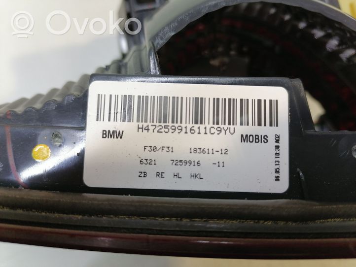 BMW 3 F30 F35 F31 Takaluukun takavalot 7259916