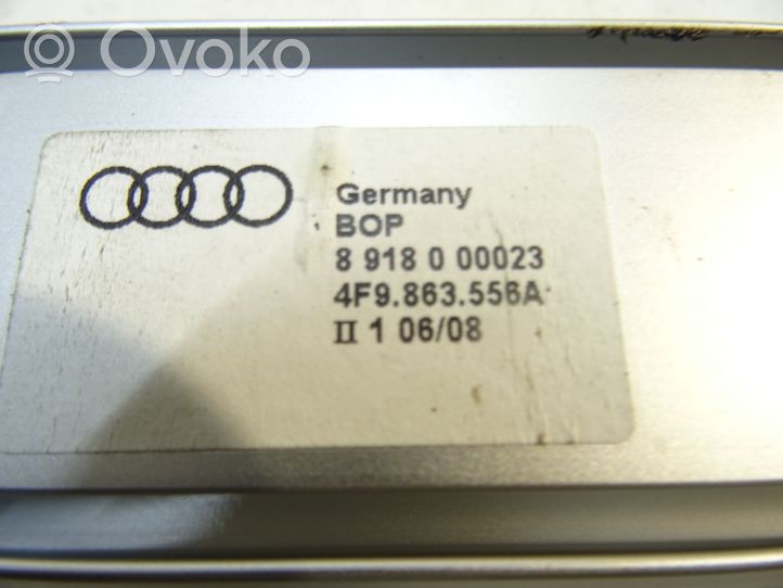 Audi A6 S6 C6 4F Staffa di montaggio copertura ripiano portaoggetti 4F9863556