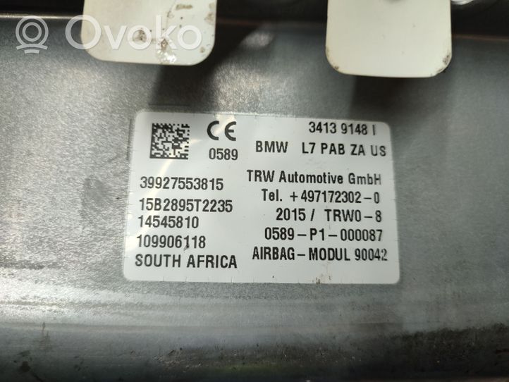BMW 3 F30 F35 F31 Airbag del passeggero 34139148