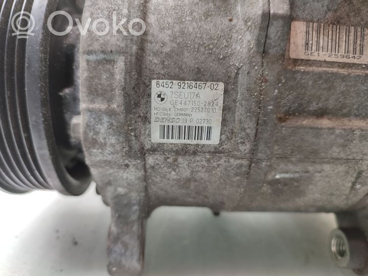 BMW X3 F25 Air conditioning (A/C) compressor (pump) 9216467