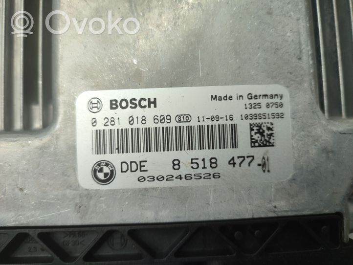 BMW X3 F25 Dzinēja vadības bloks 8518477