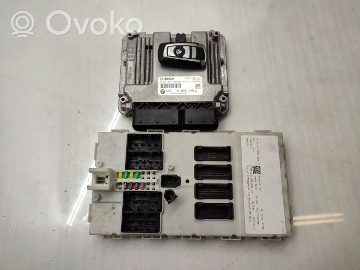 BMW 3 F30 F35 F31 Kit centralina motore ECU e serratura 8589145