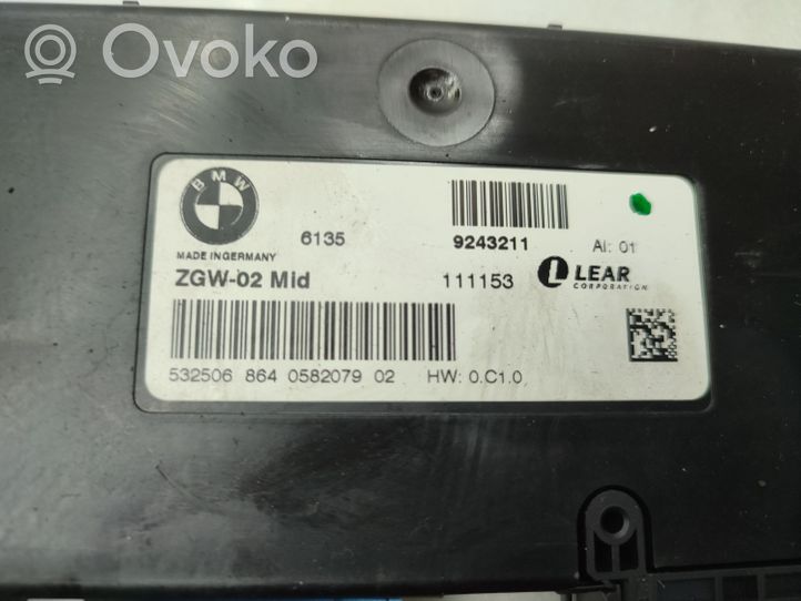 BMW 5 F10 F11 Gateway control module 9243211