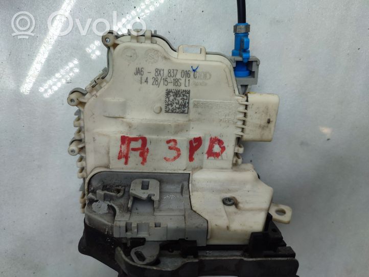 Audi A3 S3 8V Front door lock 8X1837016C