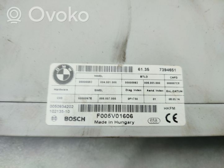 BMW 5 F10 F11 Bagāžnieka pārsega hidraulikas komplekts 7207015