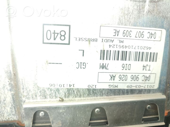 Audi A1 Sterownik / Moduł ECU 04C907309AE