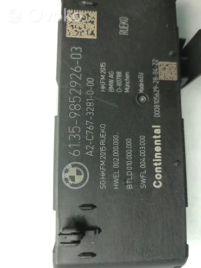 BMW X2 F39 Sterownik / Moduł elektrycznej klapy tylnej / bagażnika 9852926