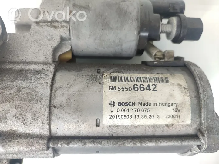 Opel Astra K Starter motor 55506642