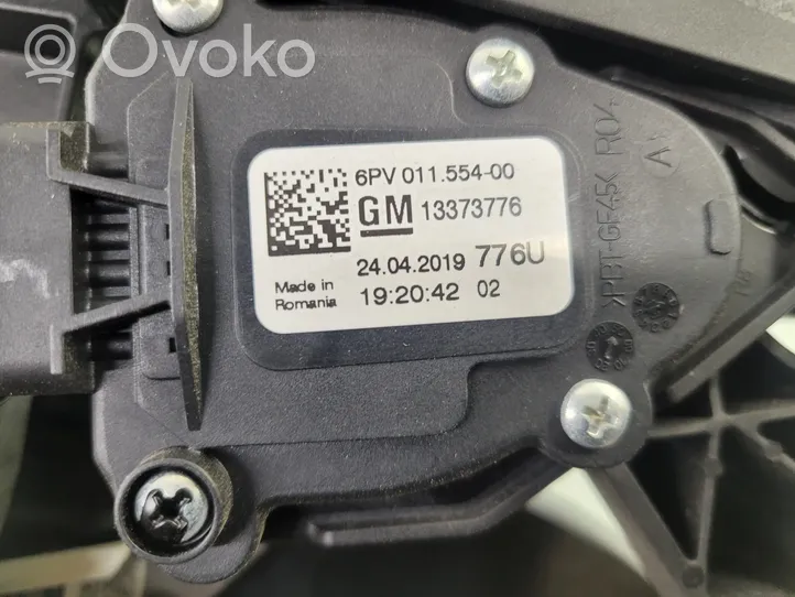 Opel Astra K Assemblage pédale 13373776