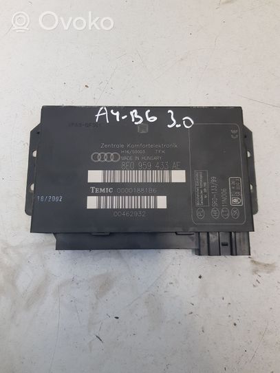 Audi A4 S4 B6 8E 8H Modulo comfort/convenienza 8E0959433AE