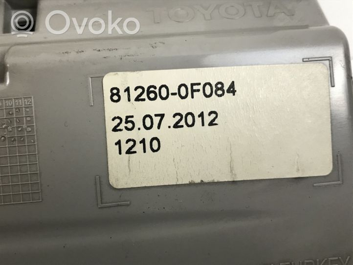 Toyota Verso Światło fotela przedniego 812600F084