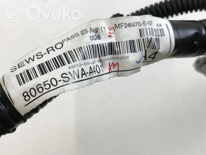 Honda CR-V Citi elektroinstalācijas vadi 80650SWAA401
