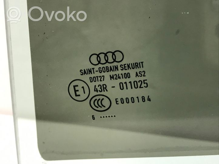 Audi A4 S4 B9 Vitre de fenêtre porte arrière 8W5845205