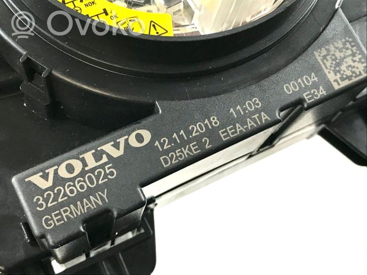Volvo XC60 Bague collectrice/contacteur tournant airbag (bague SRS) 32266025