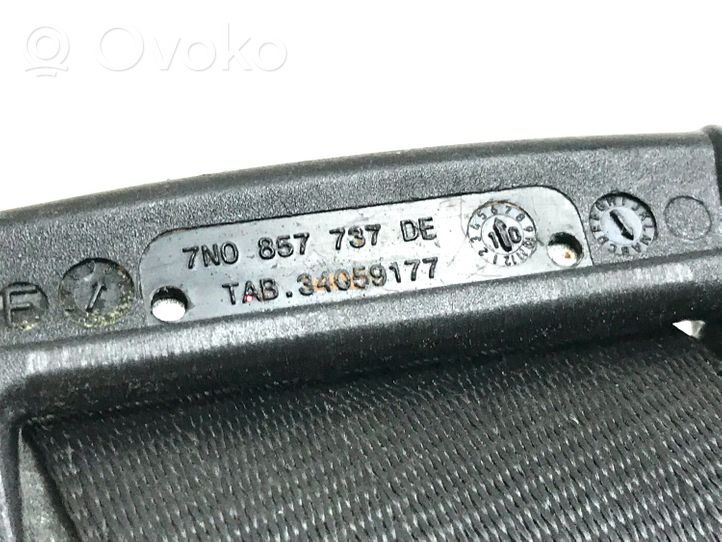 Volkswagen Touareg II Cintura di sicurezza posteriore 7P0857805B