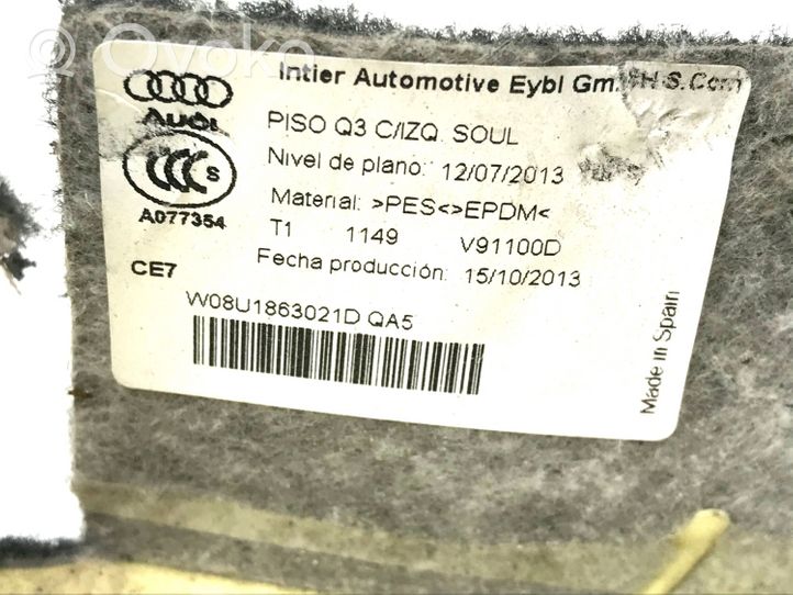 Audi Q3 8U Tappeto per interni 8U1863021D